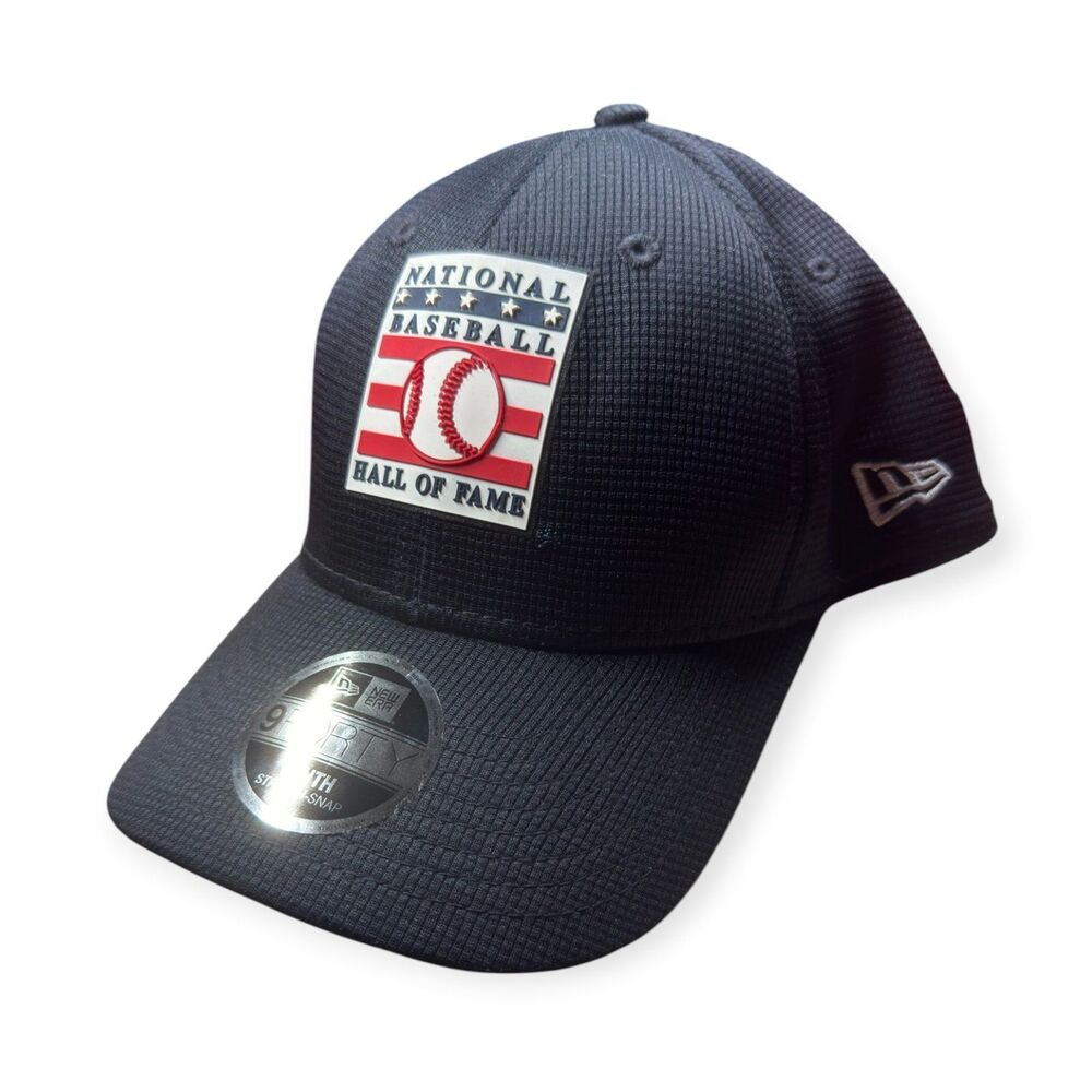 New Era Baseball Hat Navy Hall of Fame Youth Size Logo Navy Adjustable Snapback